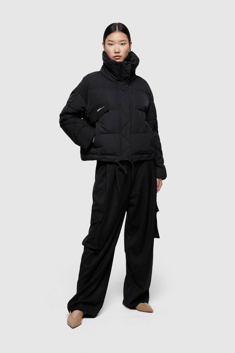 Oof Wear GIACCA CORTA 9235 IN NYLON MEMORY - NERO