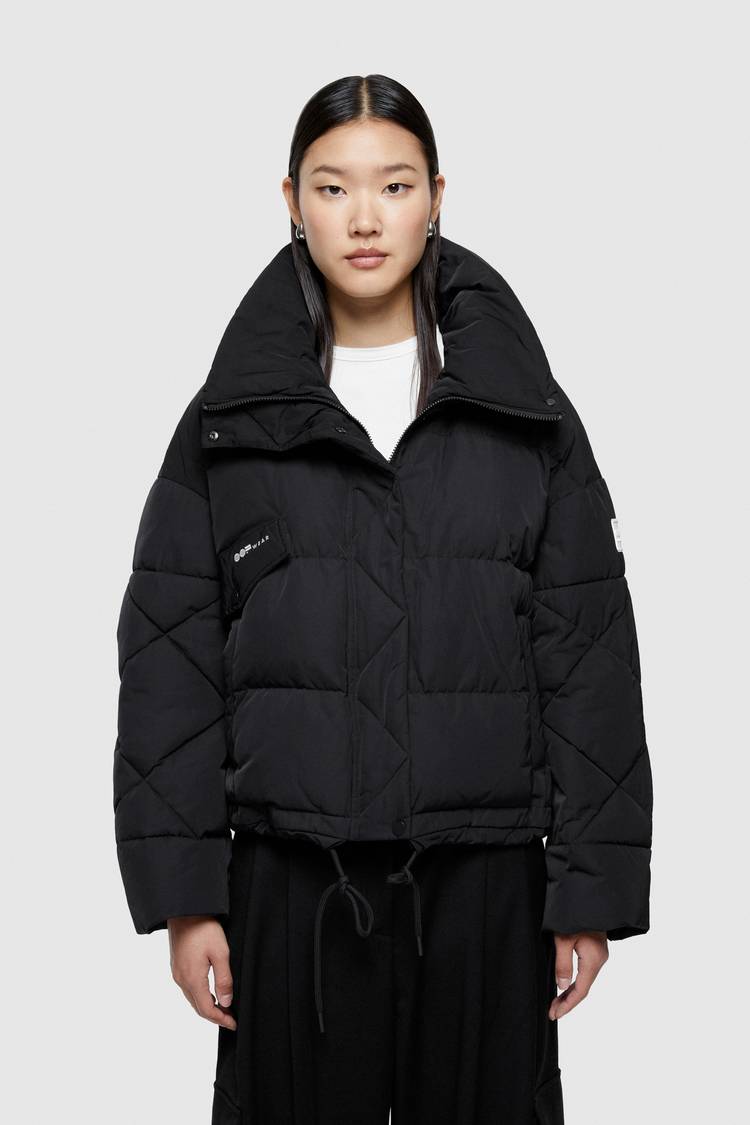 Oof Wear GIACCA CORTA 9235 IN NYLON MEMORY - NERO