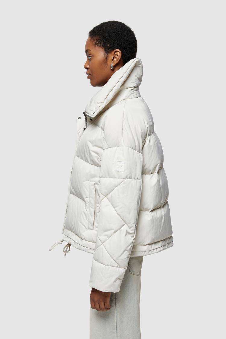 Oof Wear GIACCA CORTA 9235 IN NYLON MEMORY - PANNA