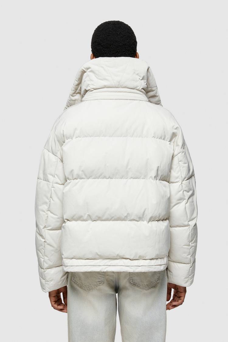 Oof Wear GIACCA CORTA 9235 IN NYLON MEMORY - PANNA