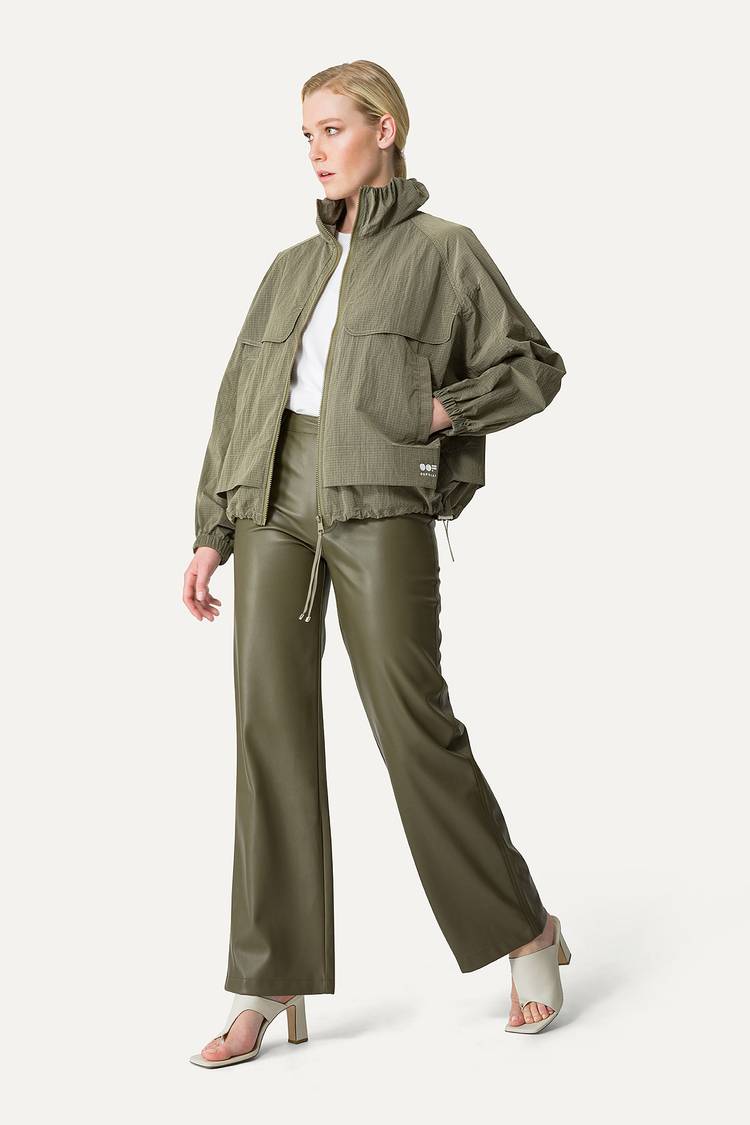 Oof Wear GIACCA CORTA IN NYLON RIPSTOP 9217 - ARMY