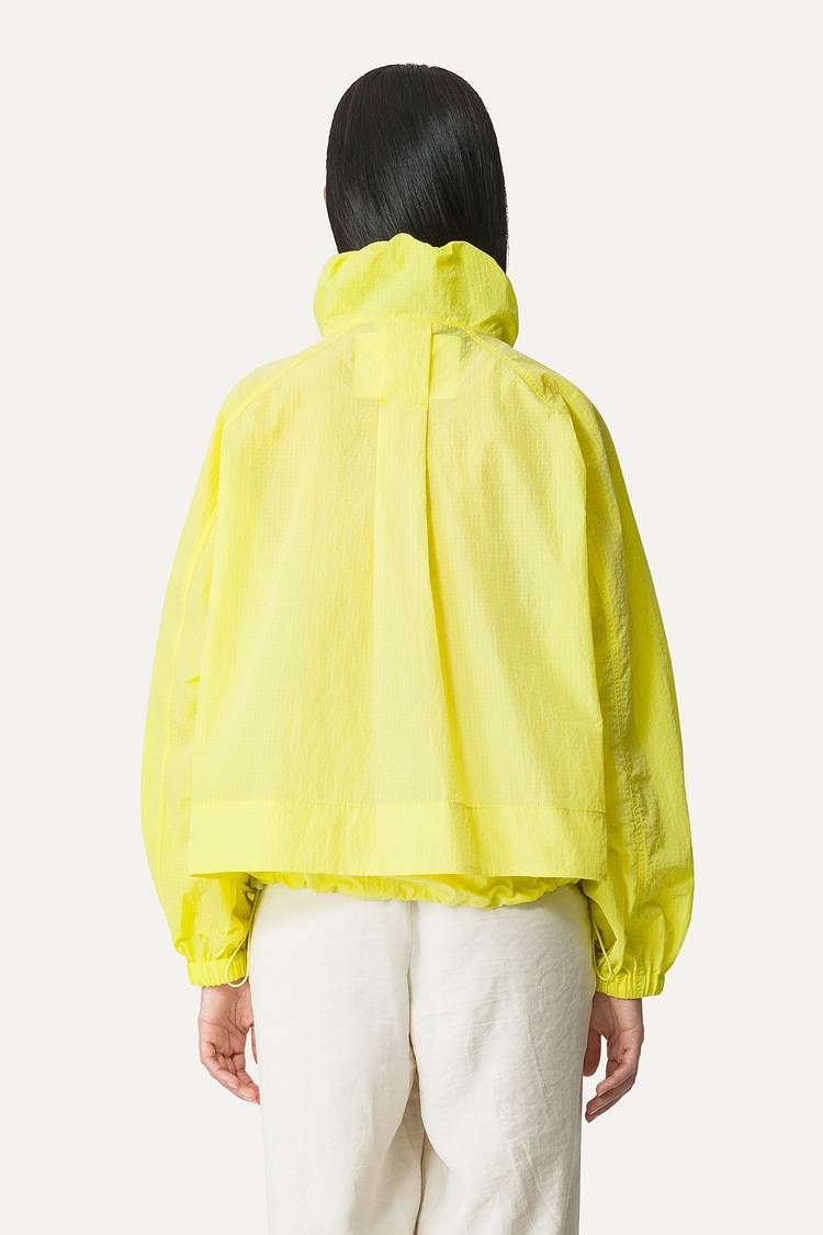 Oof Wear GIACCA CORTA IN NYLON RIPSTOP 9217 - LIME