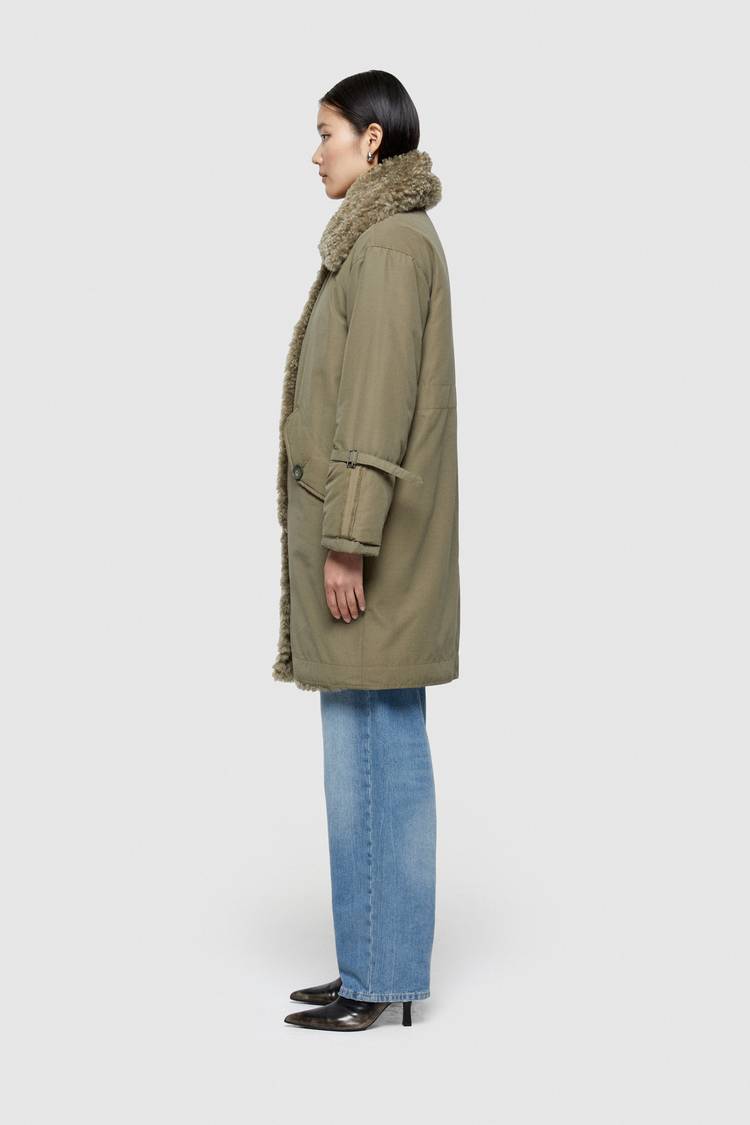 Oof Wear PARKA 9254 IN COTONE - OLIVE/MILITARY
