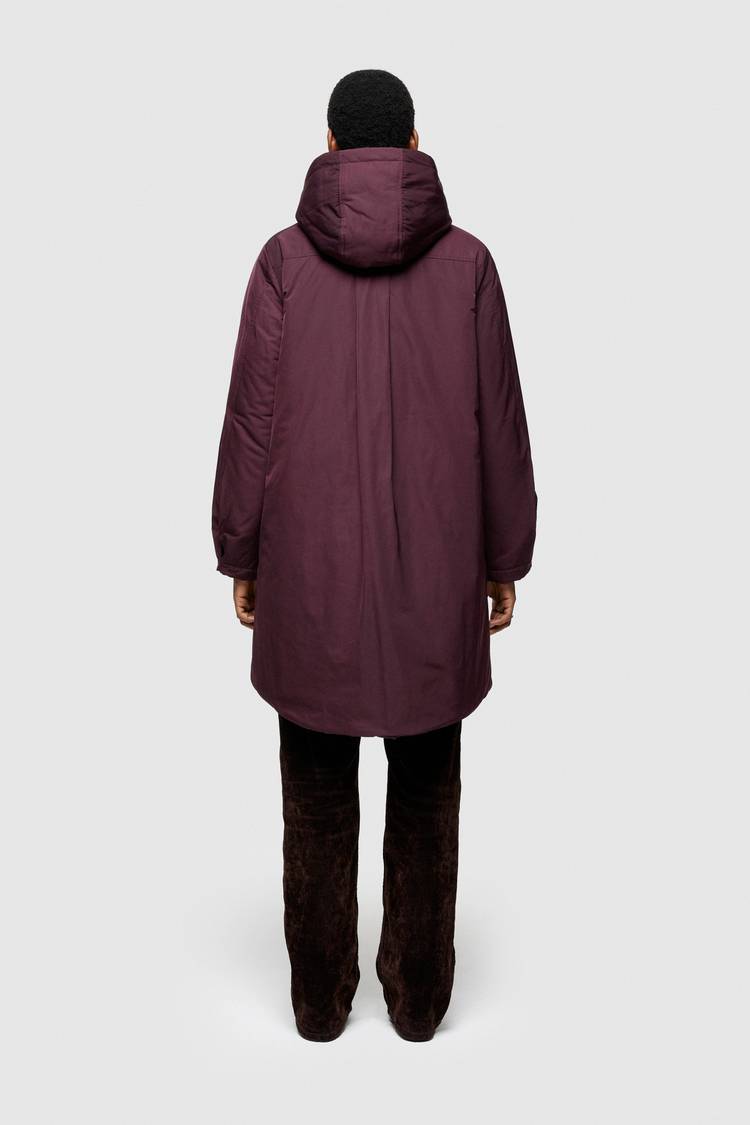 Oof Wear PARKA LUNGO 9094 IN NYLON MEMORY - PRUGNA
