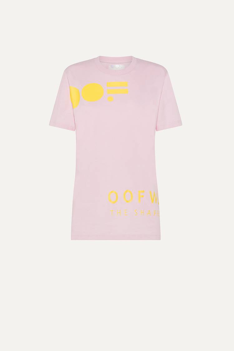 Oof Wear T-SHIRT IN COTONE CON LOGO - CANDY