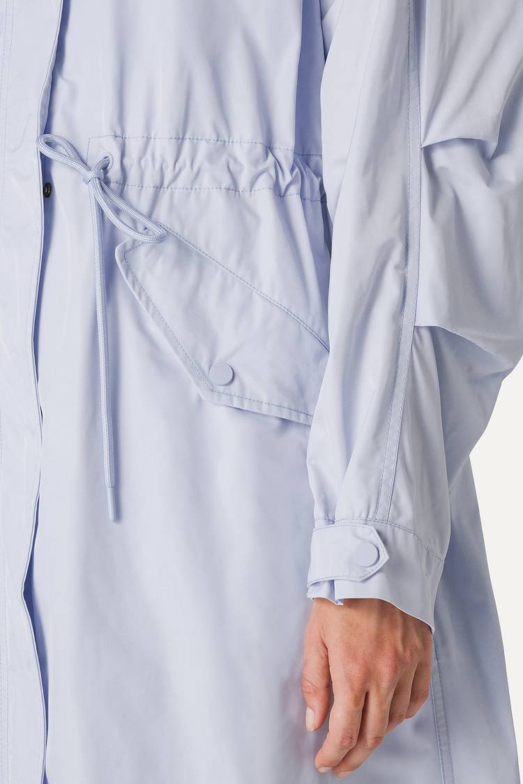 Oof Wear PARKA LUNGO OVER IN NYLON MEMORY 9211 - GHIACCIO