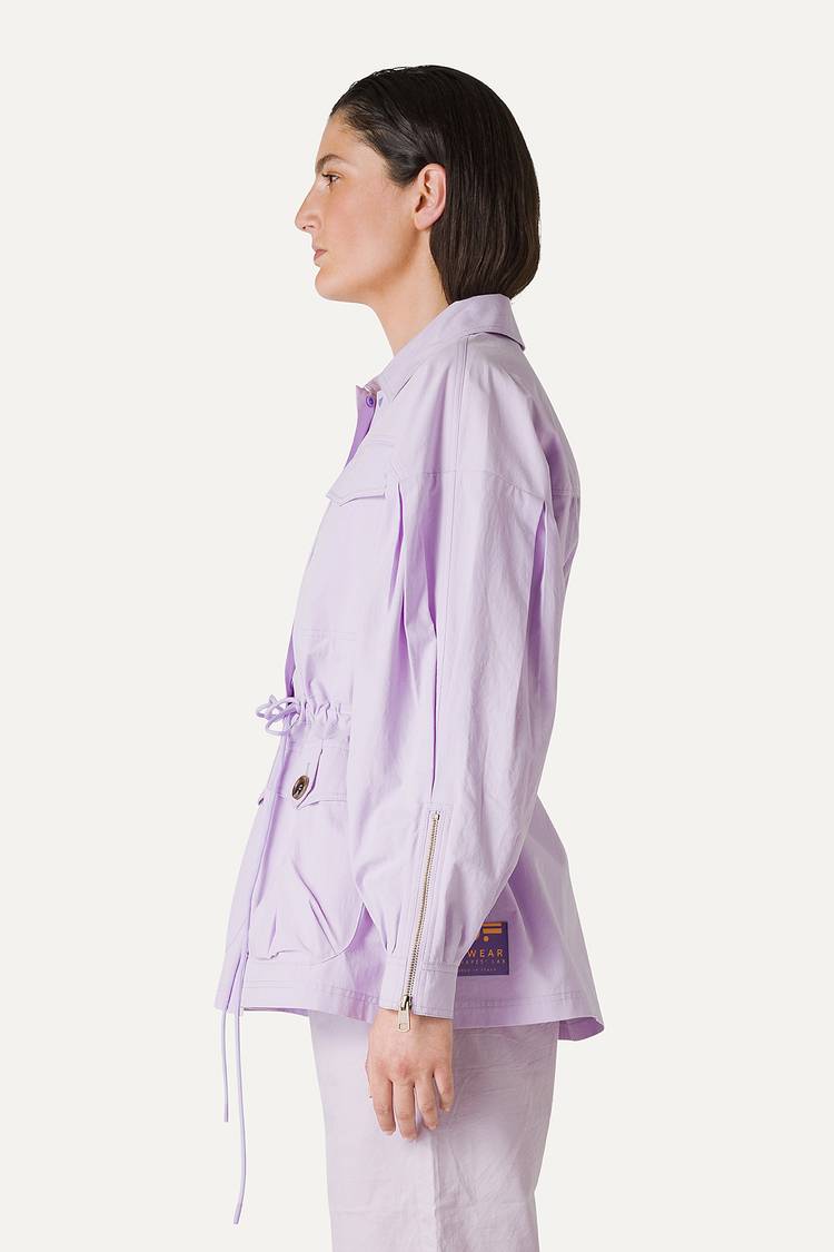 Oof Wear SAHARIANA OVER IN COTONE LEGGERO 9228 - LILLA