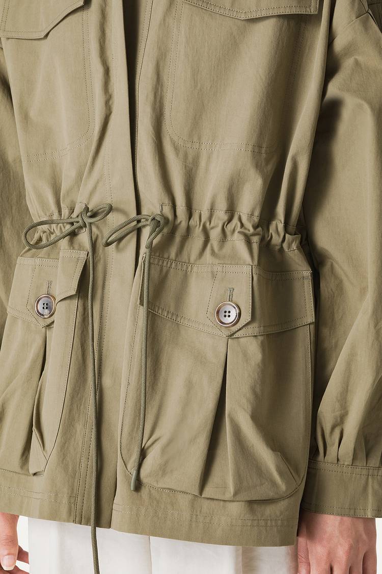 Oof Wear SAHARIANA OVER IN COTONE LEGGERO 9228 - VERDE MUSCHIO