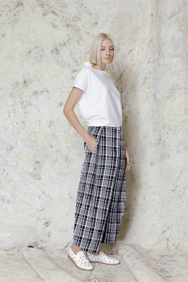 Opificio Neirami PANTALONE CON ELASTICO IN VITA E RIPRESA