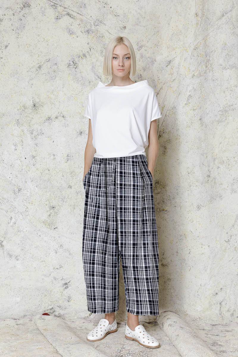 Opificio Neirami PANTALONE CON ELASTICO IN VITA E RIPRESA