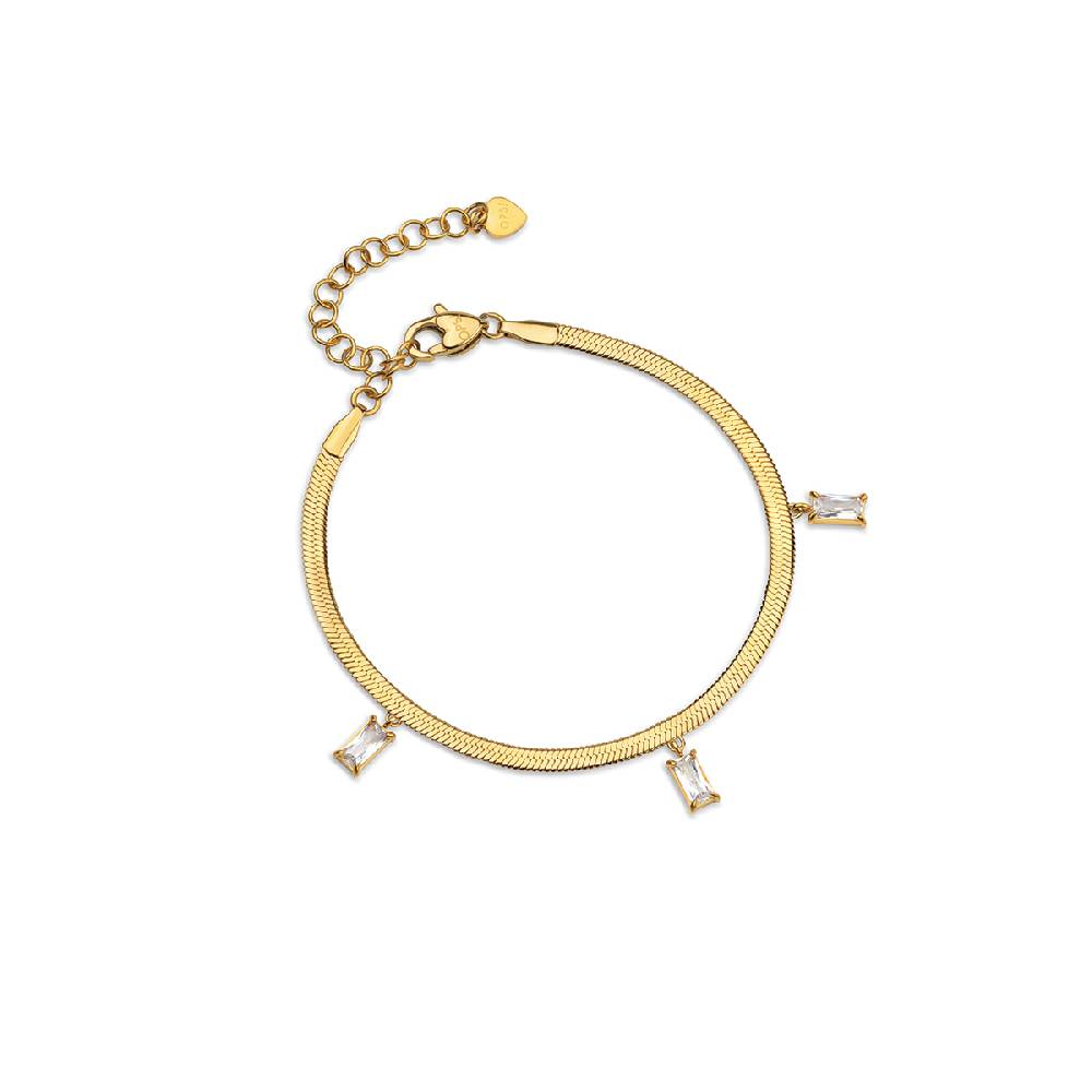 Opsobjects FABLE CRYSTAL bracciale con pietre pendenti