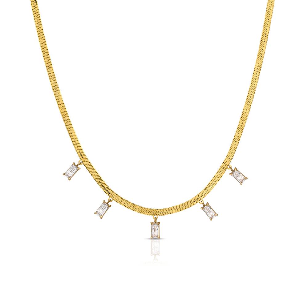 Opsobjects FABLE CRYSTAL collana con pietre pendenti