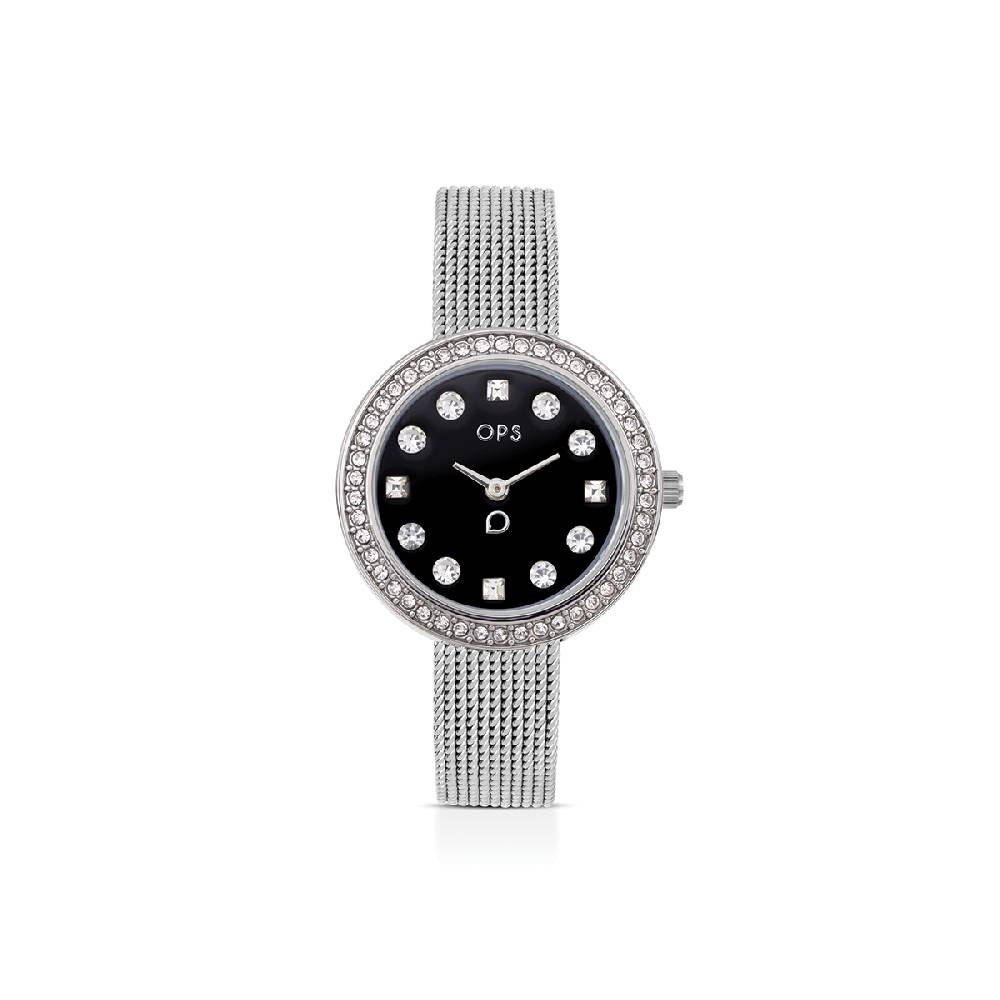 Opsobjects FINE CHAIN orologio con cassa in metallo