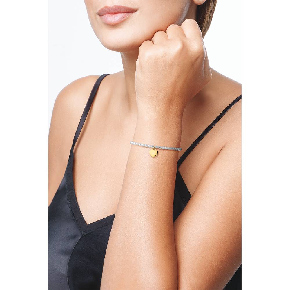 Opsobjects FUNNY PEARLS Bracciale Elastico Con Perle E Pendente