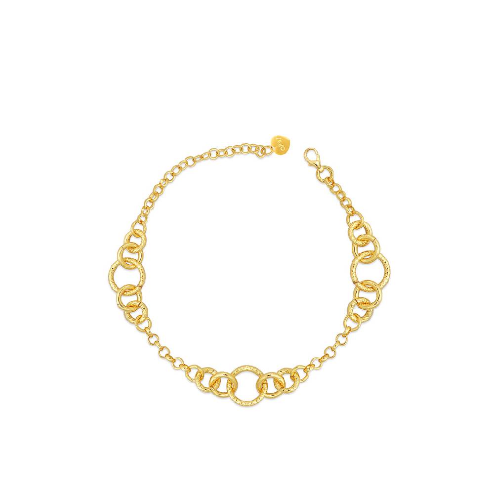 Opsobjects GRACE bracciale con maglie tonde diamantate