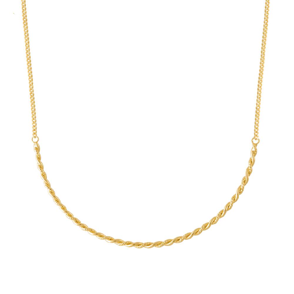 Opsobjects GRACE collana torchon con finitura lucida e diamantata