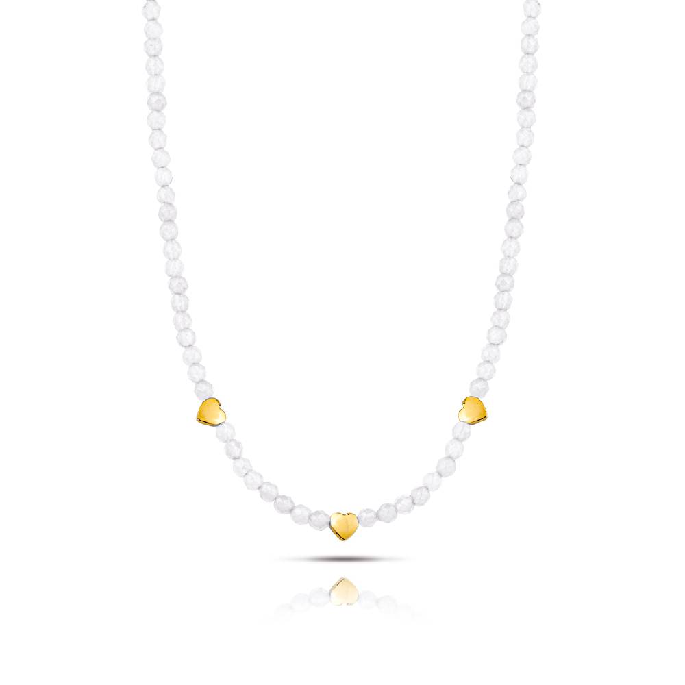 Opsobjects LOVE SPHERES collana con pietre colorate