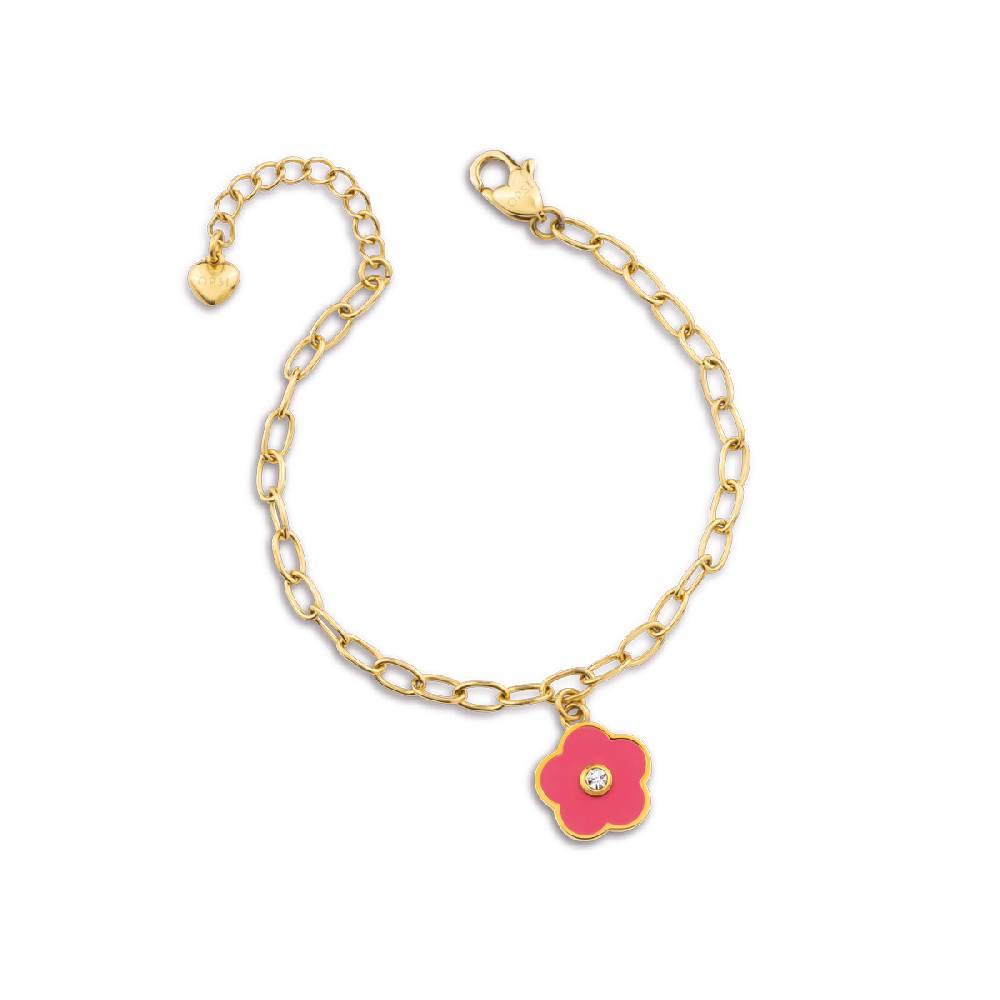 Opsobjects BLOOM bracciale pendente fiore smaltato