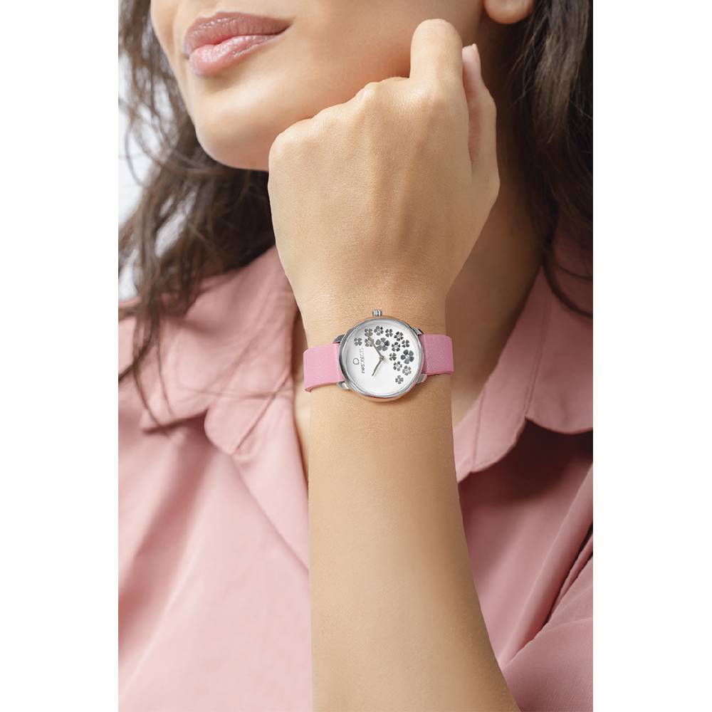 Opsobjects BOLD FLOWER CRYSTAL cinturino ecopelle