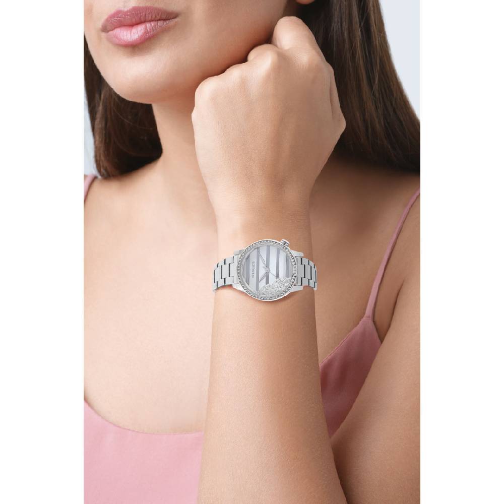 Opsobjects DANCING LIGHTS Orologio In Acciaio