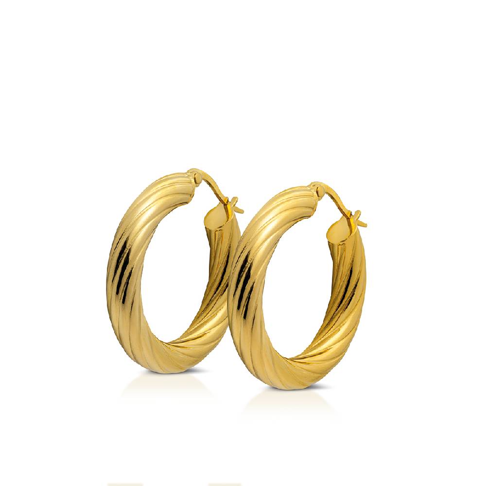 Opsobjects FANCY Orecchini a cerchio striato