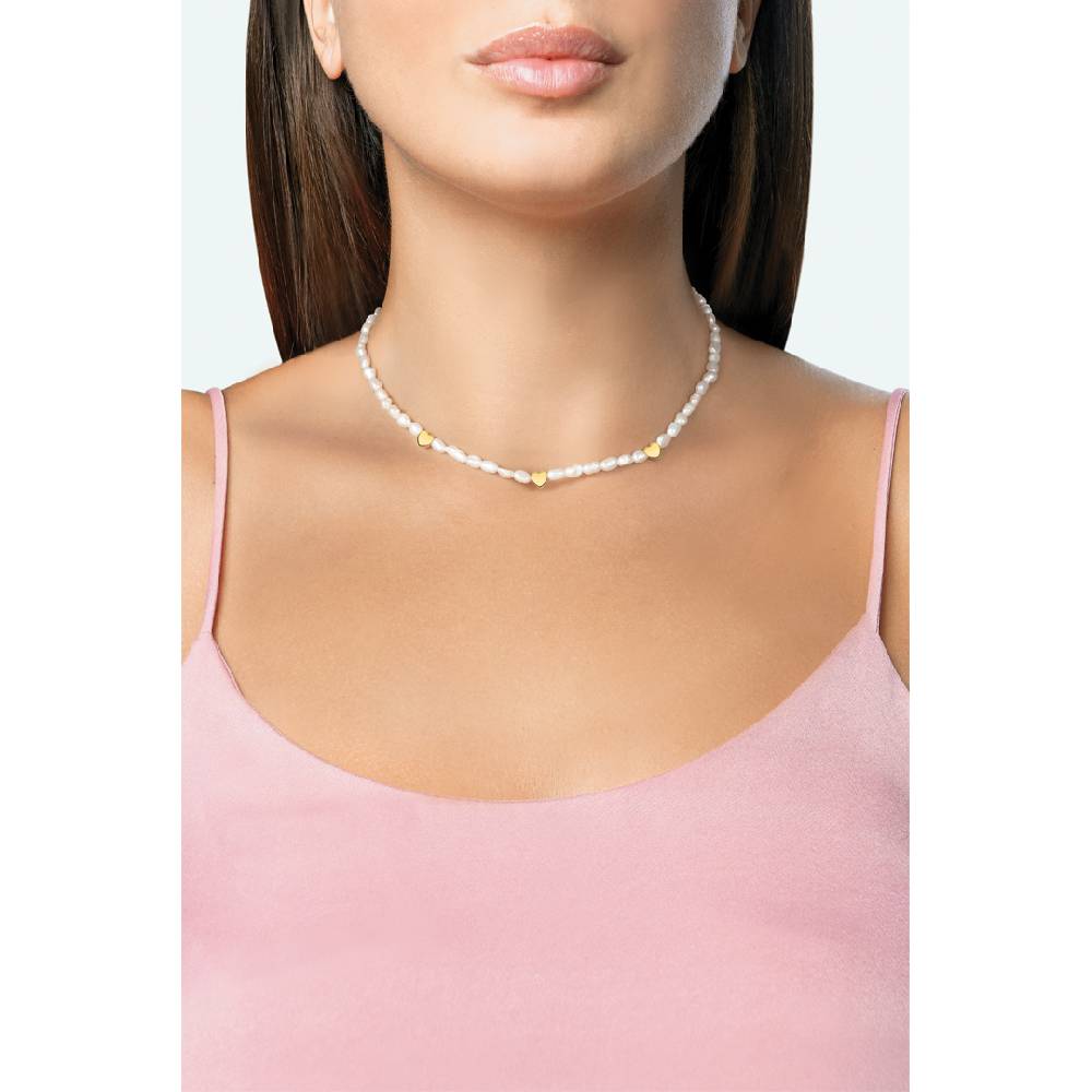 Opsobjects LIZZY Collana Con Perle Naturali