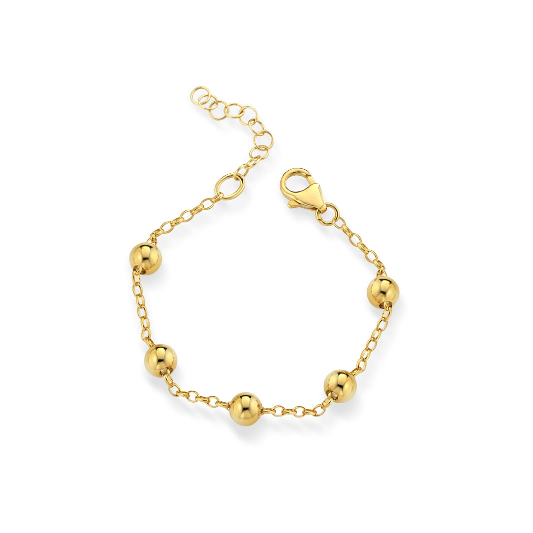 Opsobjects MARGARET bracciale oro giallo con sfere