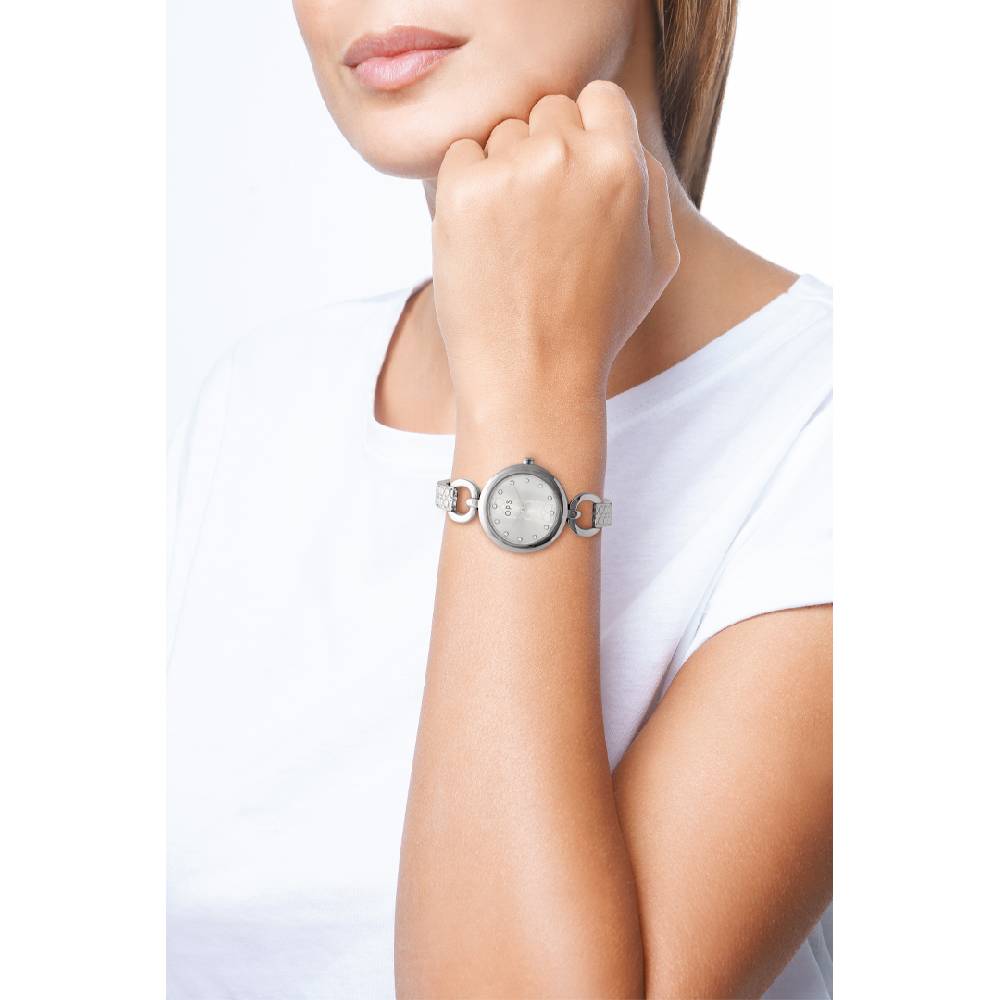 Opsobjects MONOGRAM TIME Orologio In Acciaio