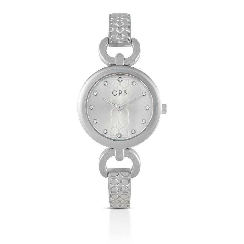 Opsobjects MONOGRAM TIME orologio in acciaio