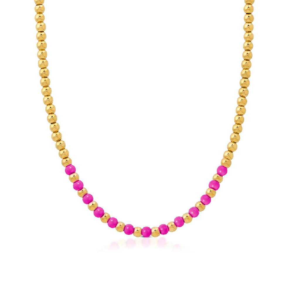 Opsobjects SANDY collana oro con smalto colorato