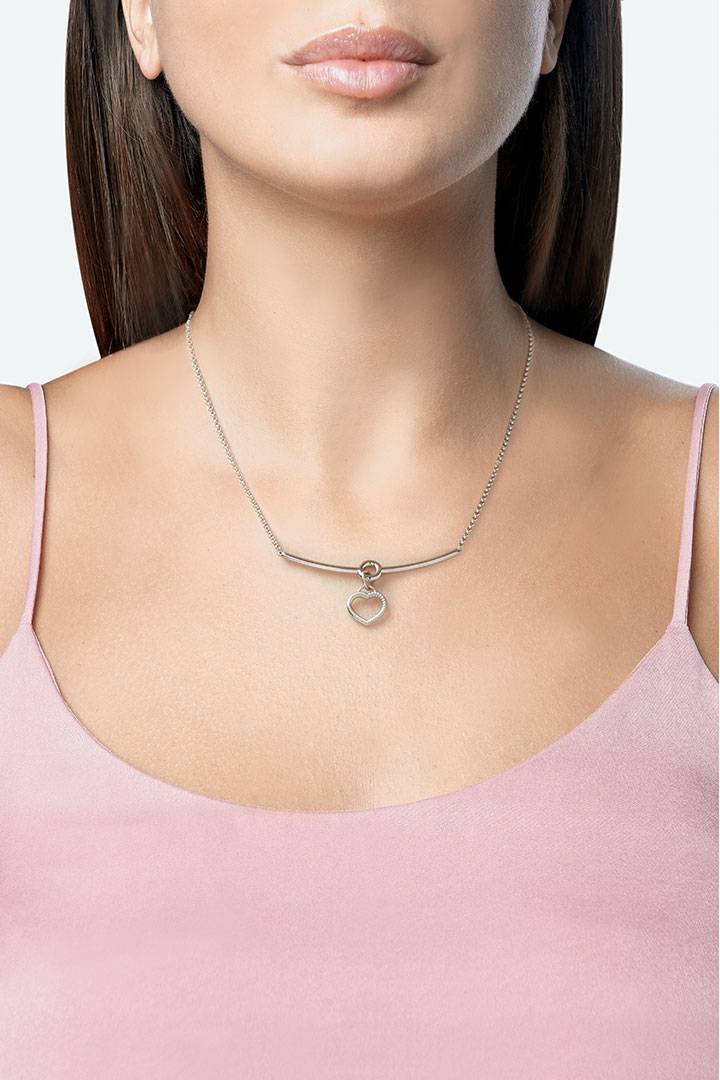 Opsobjects TWISTED Collana Cuore Pendente