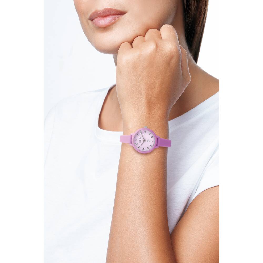 Opsobjects PRECIOUS ROUND Orologio Con Cinturino In Silicone