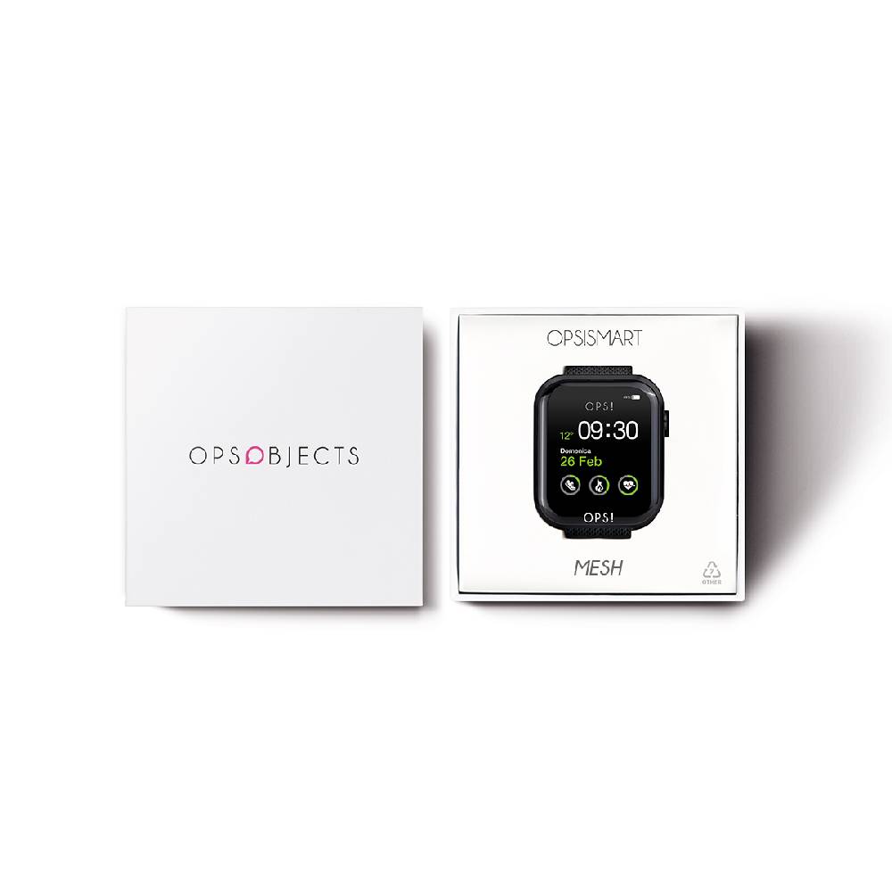 Opsobjects Smartwatch CALL Con Cinturino Maglia Milano