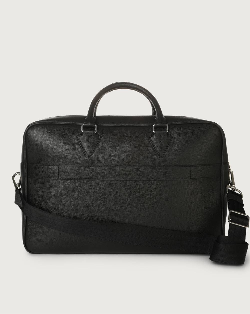 Orciani Borsa A Mano Business Timeless In Pelle Palmellata