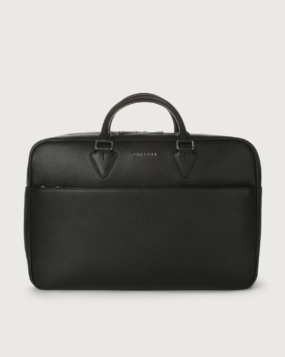 Orciani Borsa a mano Business Timeless in pelle palmellata