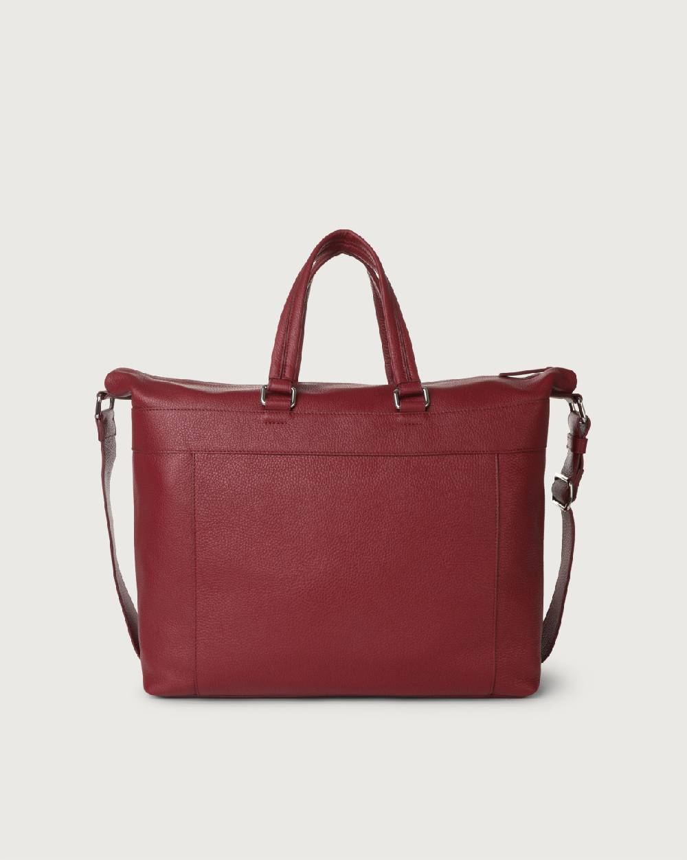 Orciani Borsa A Mano E A Tracolla Grande Micron In Pelle