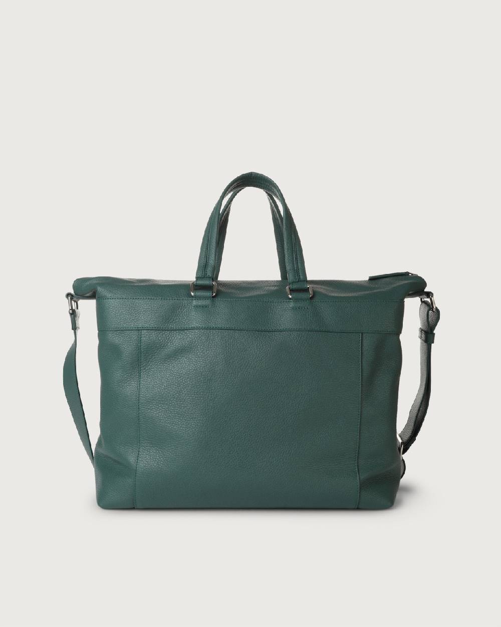 Orciani Borsa A Mano E A Tracolla Grande Micron In Pelle