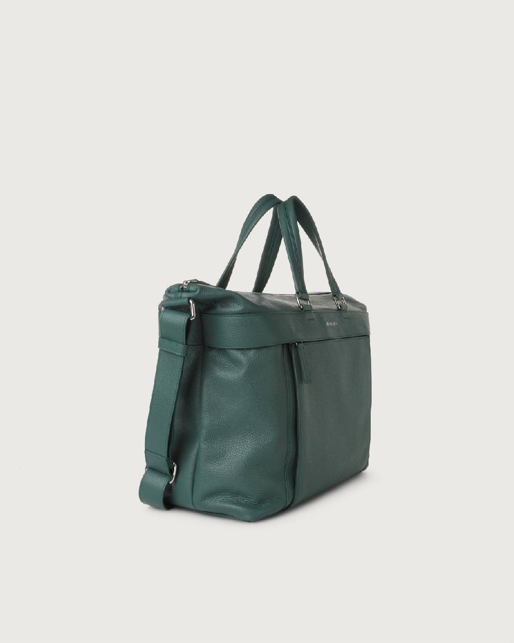 Orciani Borsa A Mano E A Tracolla Grande Micron In Pelle