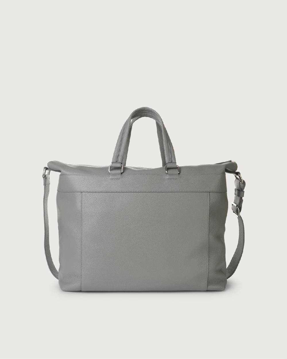 Orciani Borsa A Mano E A Tracolla Grande Micron In Pelle