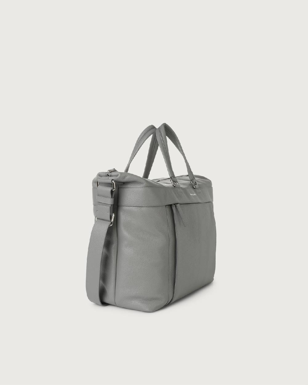 Orciani Borsa A Mano E A Tracolla Grande Micron In Pelle