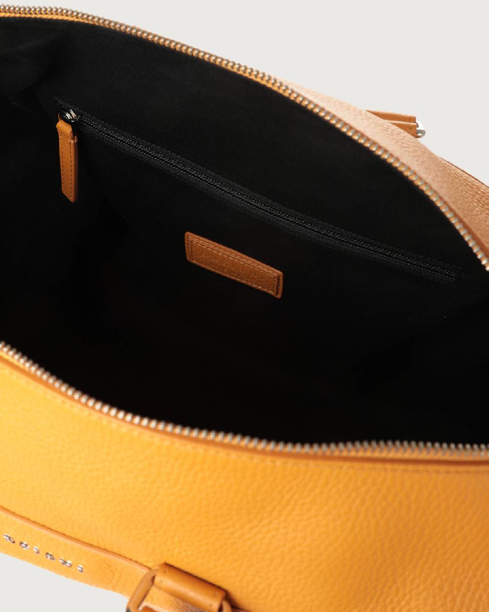 Orciani Borsa A Mano E A Tracolla Grande Micron In Pelle