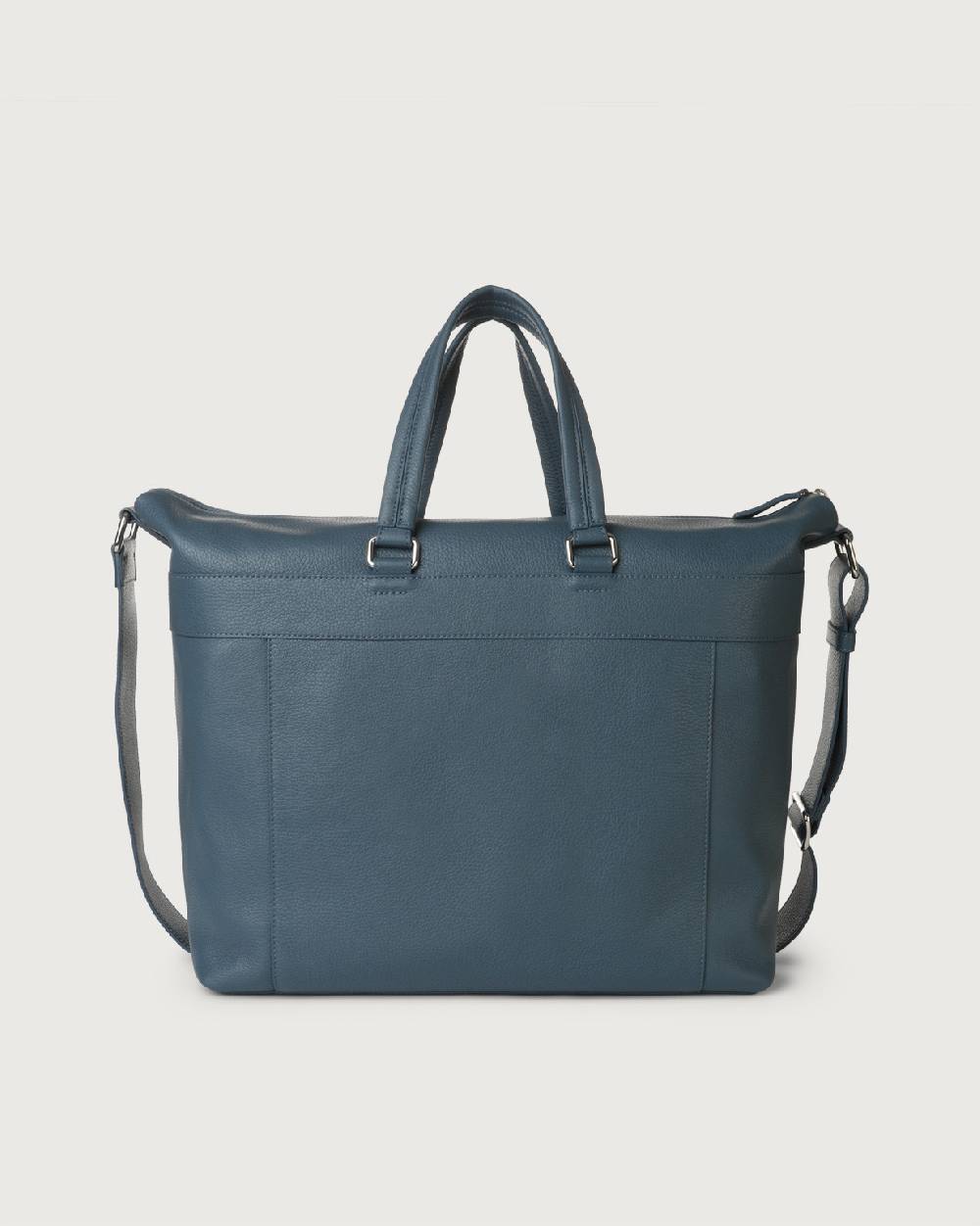 Orciani Borsa A Mano E A Tracolla Grande Micron In Pelle