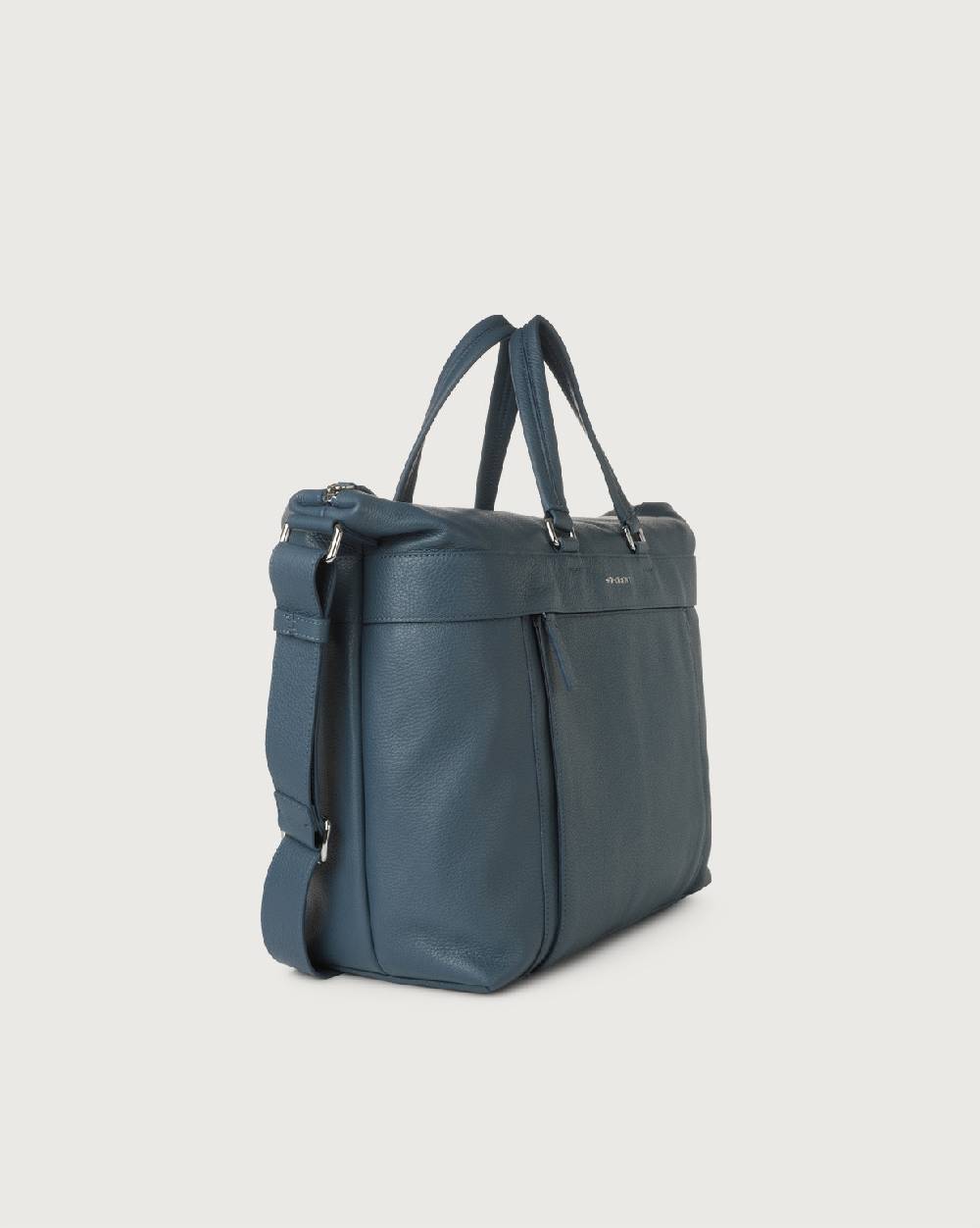 Orciani Borsa A Mano E A Tracolla Grande Micron In Pelle