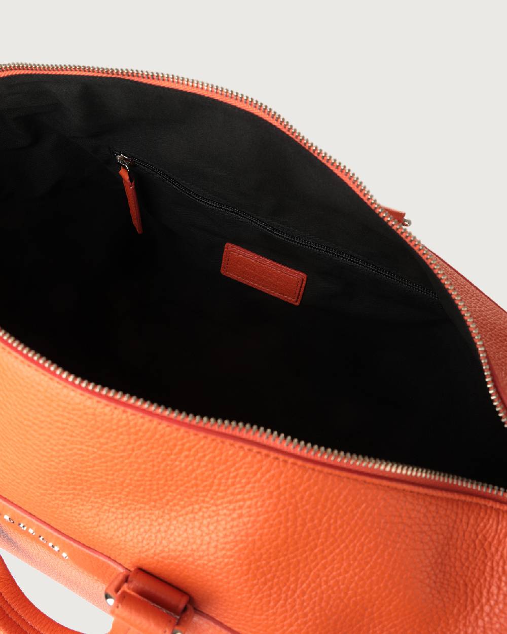 Orciani Borsa A Mano E A Tracolla Grande Micron In Pelle