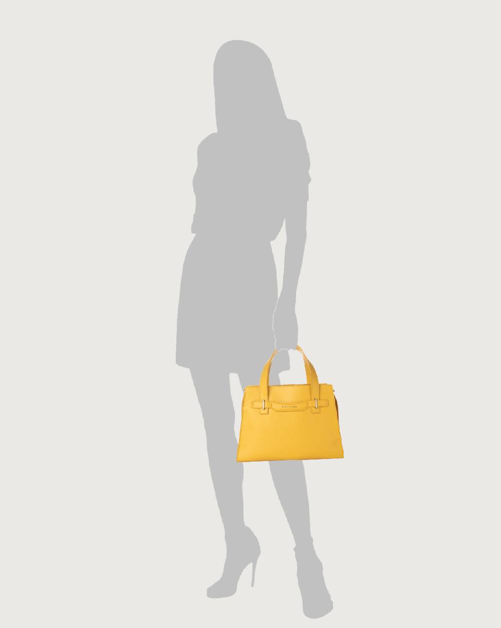 Orciani Borsa A Mano POSH Medium Premium In Pelle Con Tracolla