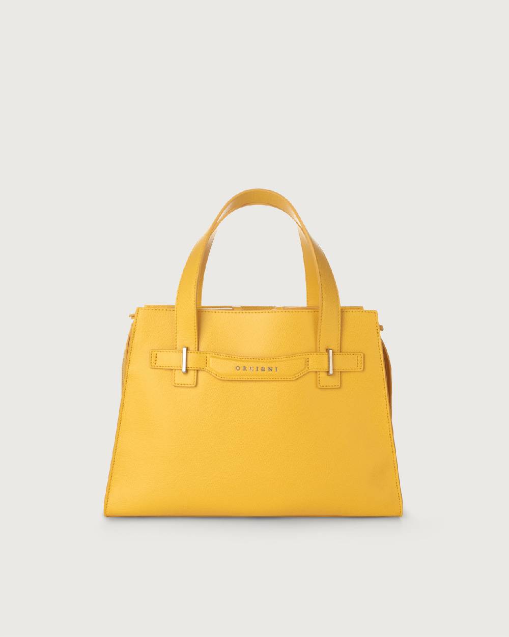Orciani Borsa a mano POSH Medium Premium in pelle con tracolla