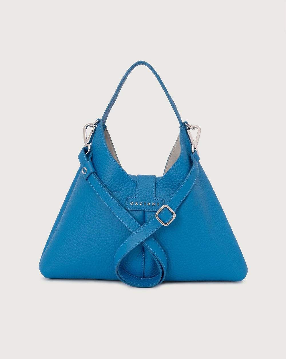 Orciani Borsa A Mano Vita Soft Piccola In Pelle Con Tracolla