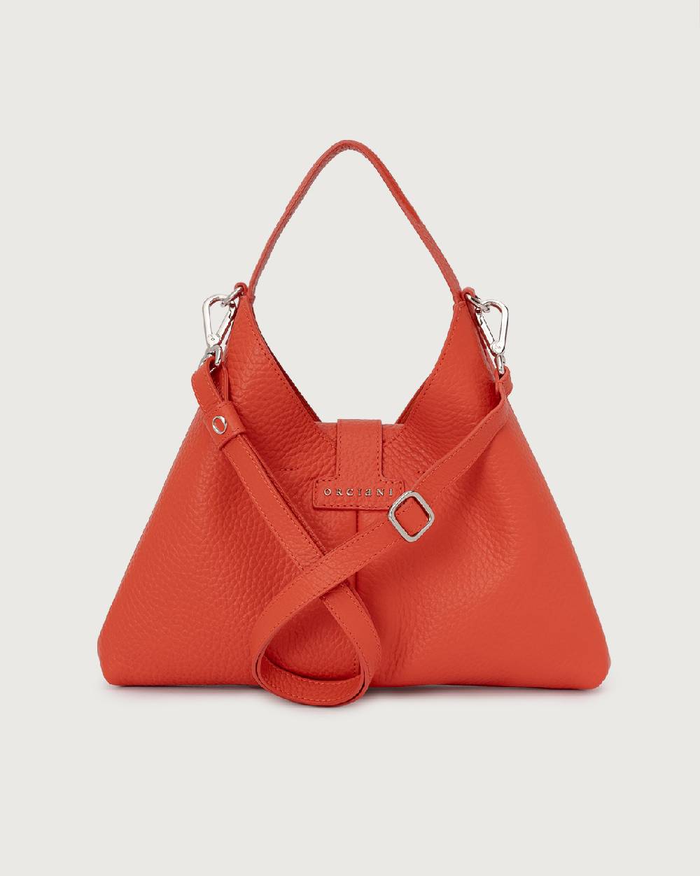 Orciani Borsa A Mano Vita Soft Piccola In Pelle Con Tracolla