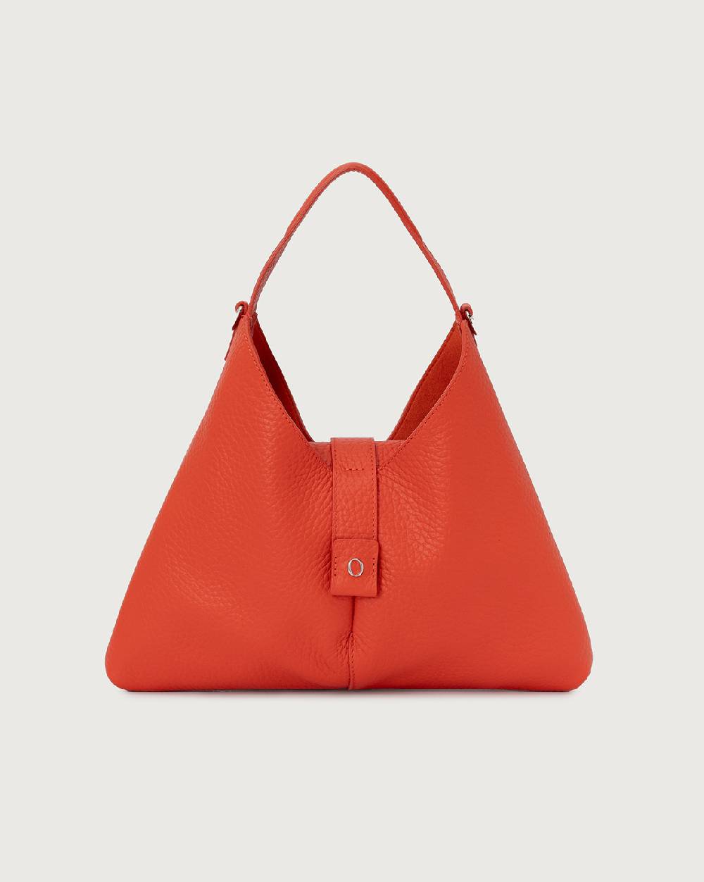 Orciani Borsa a mano Vita Soft piccola in pelle con tracolla