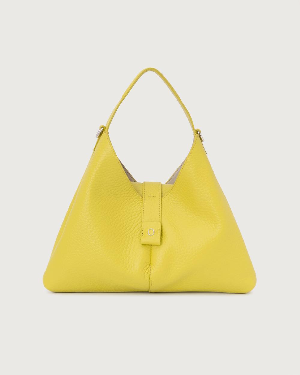 Orciani Borsa a mano Vita Soft piccola in pelle con tracolla